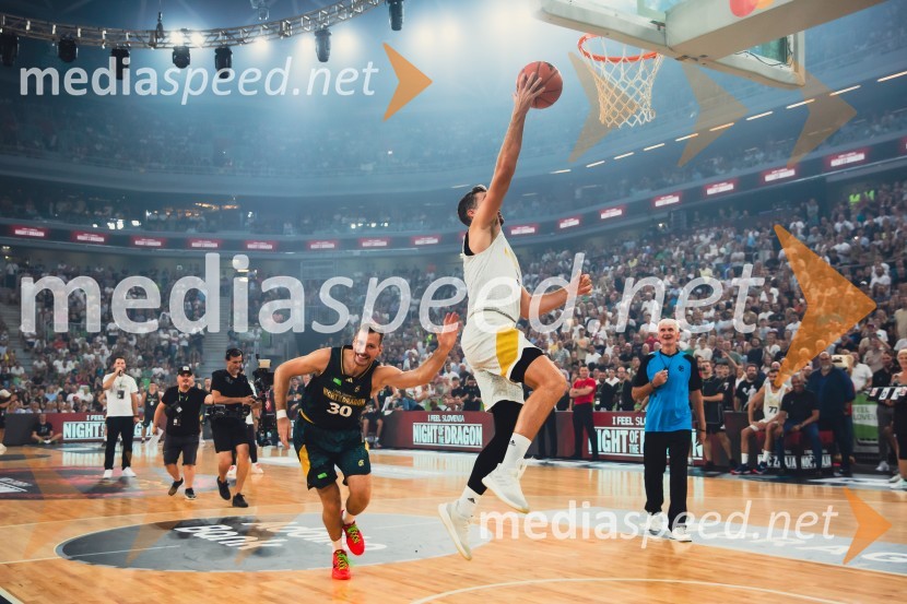  Zoran Dragić, košarkar;  Goran Dragić, košarkarPoslovilna tekma Gorana Dragića v Stožicah