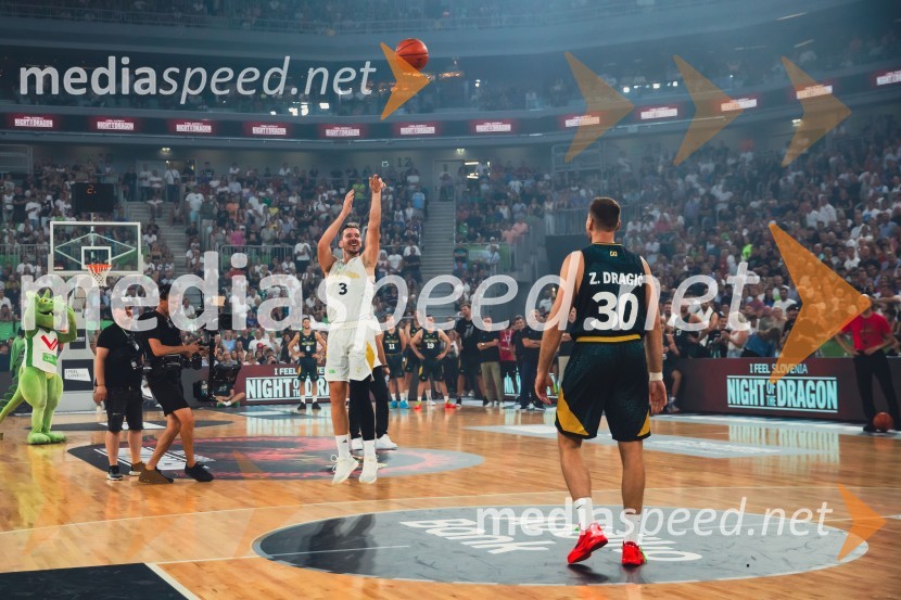 Goran Dragić, košarkar;  Zoran Dragić, košarkarPoslovilna tekma Gorana Dragića v Stožicah