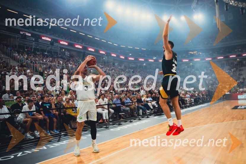  Goran Dragić, košarkar;  Zoran Dragić, košarkarPoslovilna tekma Gorana Dragića v Stožicah