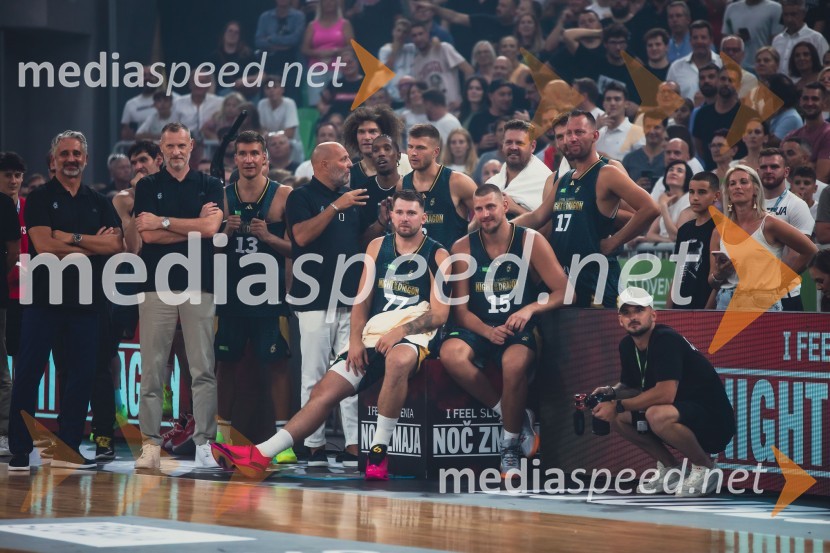  Luka  Dončić, košarkar;  Nikola Jokić, košarkarPoslovilna tekma Gorana Dragića v Stožicah