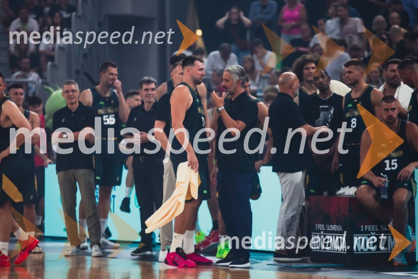  Luka  Dončić, košarkar;  ... Poslovilna tekma Gorana Dragića v Stožicah