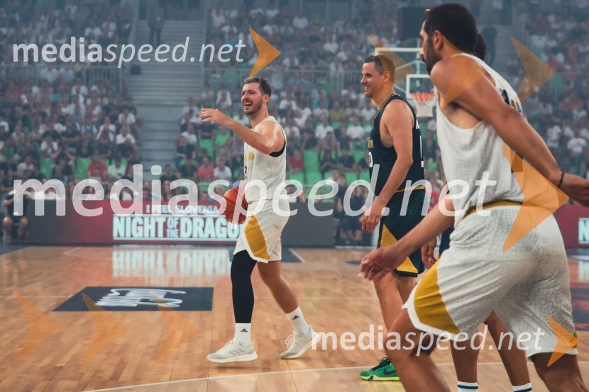  Goran Dragić, košarkar;  ... Poslovilna tekma Gorana Dragića v Stožicah