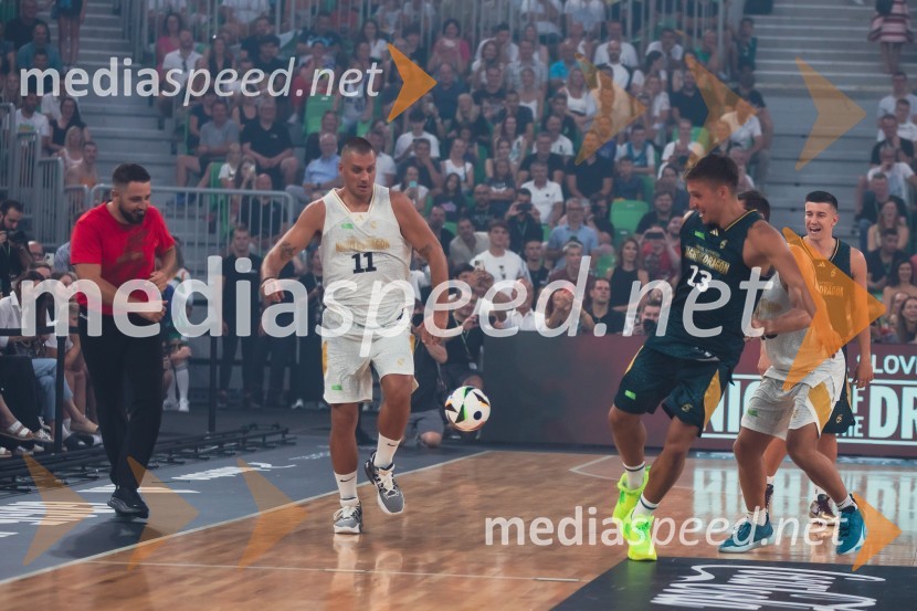  Saša  Pavlović, nekdanji košarkar;  Bogdan Bogdanović, košarkarPoslovilna tekma Gorana Dragića v Stožicah