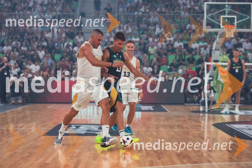  Saša  Pavlović, nekdanji košarkar;  Bogdan Bogdanović, košarkarPoslovilna tekma Gorana Dragića v Stožicah