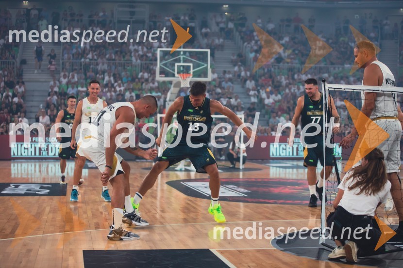  Saša  Pavlović, nekdanji košarkar;  Bogdan Bogdanović, košarkarPoslovilna tekma Gorana Dragića v Stožicah