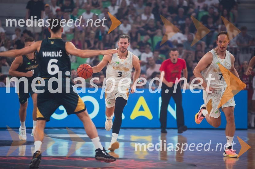  Goran Dragić, košarkar;  Klemen Prepelič, košarkarPoslovilna tekma Gorana Dragića v Stožicah