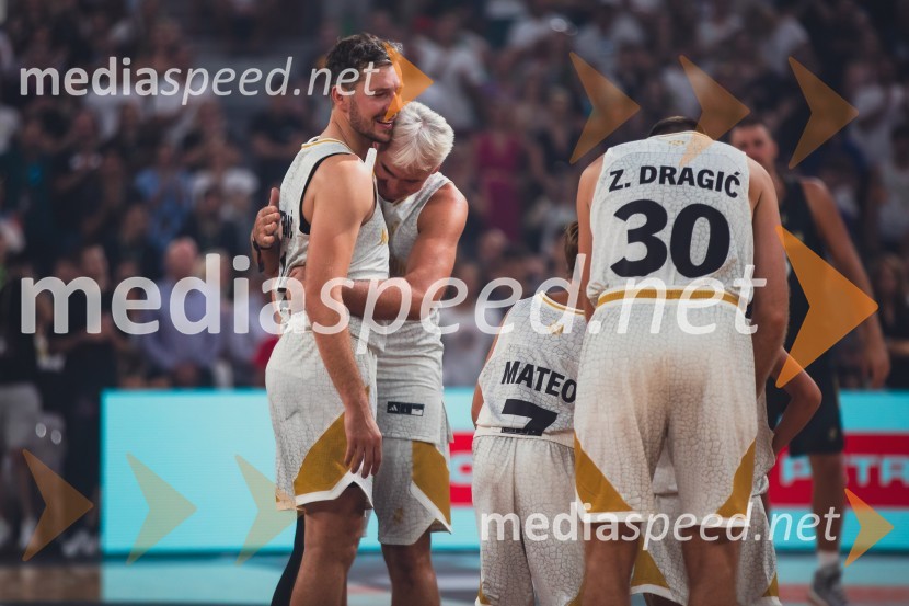  Marinko Dragić;  Goran Dragić, košarkarPoslovilna tekma Gorana Dragića v Stožicah