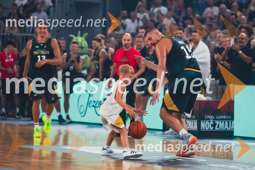  ... ;  Nikola Jokić, košarkarPoslovilna tekma Gorana Dragića v Stožicah