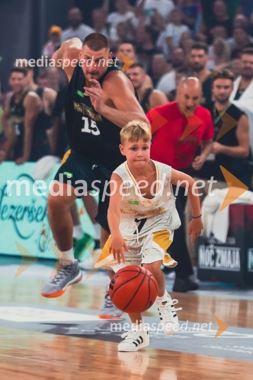  Nikola Jokić, košarkar;  ... Poslovilna tekma Gorana Dragića v Stožicah