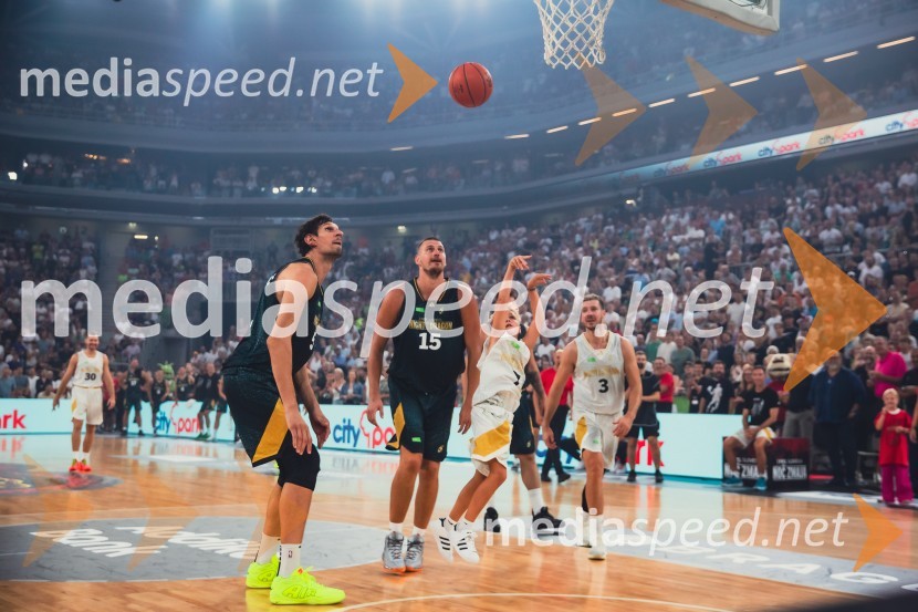  Boban Marjanović, košarkar;  Nikola Jokić, košarkar;  ... Poslovilna tekma Gorana Dragića v Stožicah