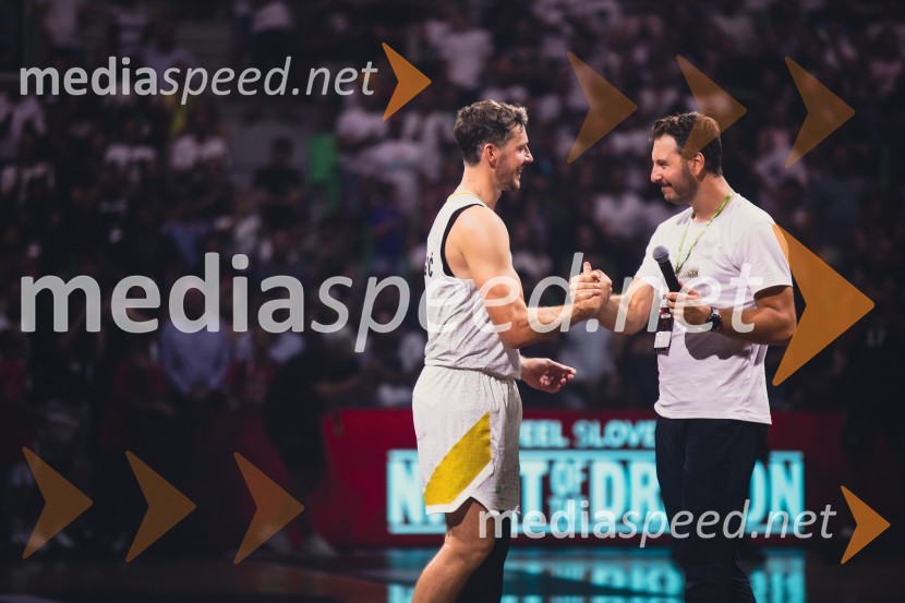  Goran Dragić, košarkar;  ... Poslovilna tekma Gorana Dragića v Stožicah