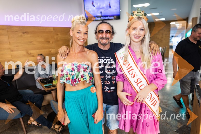  Jelka Verk, organizatorka, podjetnica, lastnica licence Miss Slovenije;  ... ;  Alida Tomanič, Miss Slovenije 2023Terme Lendava zmagala na tekmovanju Bogračfest 2024