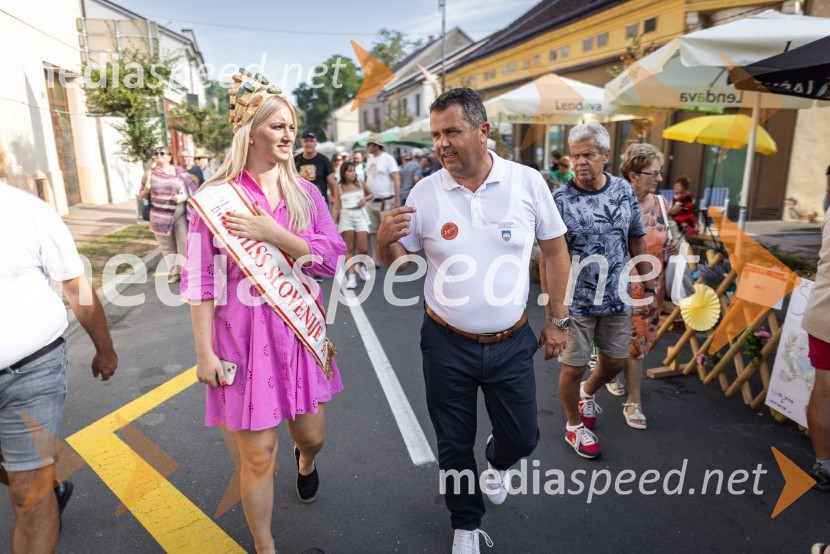  Alida Tomanič, Miss Slovenije 2023;  Janez Magyar, župan, Občina LendavaTerme Lendava zmagala na tekmovanju Bogračfest 2024