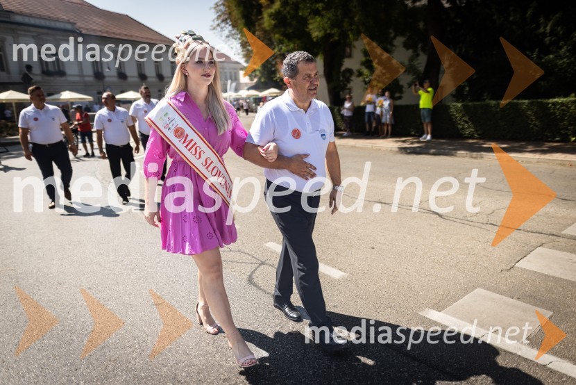  Alida Tomanič, Miss Slovenije 2023;  Janez Magyar, župan, Občina LendavaTerme Lendava zmagala na tekmovanju Bogračfest 2024