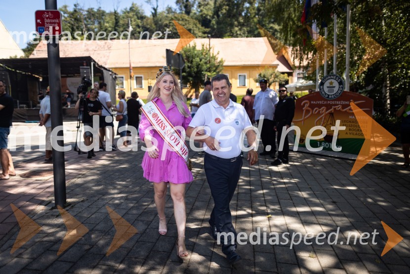  Alida Tomanič, Miss Slovenije 2023;  Janez Magyar, župan, Občina LendavaTerme Lendava zmagala na tekmovanju Bogračfest 2024