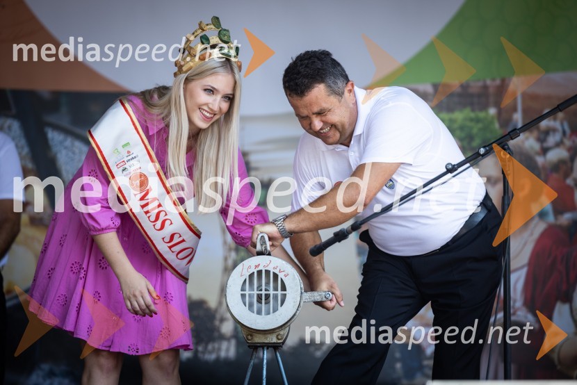  Alida Tomanič, Miss Slovenije 2023;  Janez Magyar, župan, Občina LendavaTerme Lendava zmagala na tekmovanju Bogračfest 2024