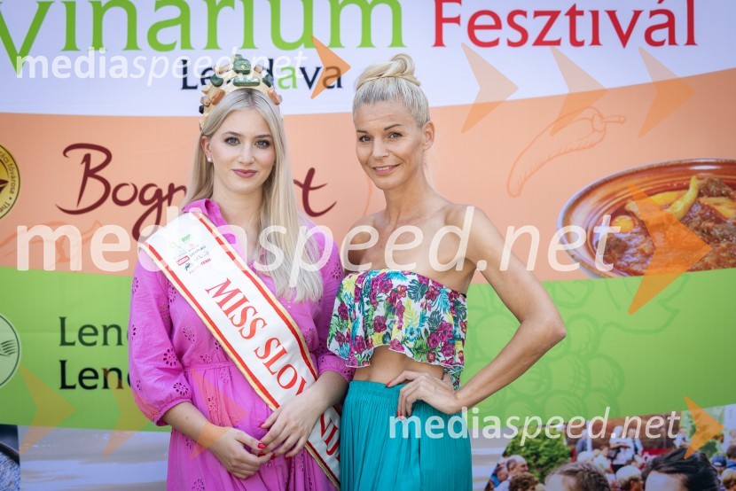  Alida Tomanič, Miss Slovenije 2023;  Jelka Verk, organizatorka, podjetnica, lastnica licence Miss SlovenijeTerme Lendava zmagala na tekmovanju Bogračfest 2024