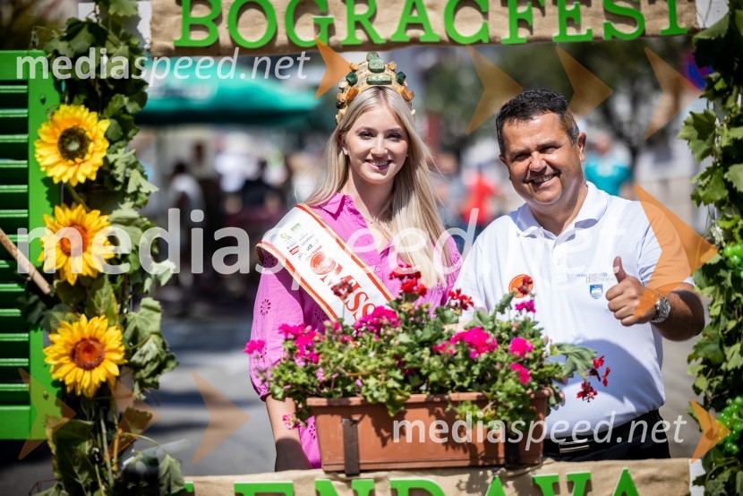  Alida Tomanič, Miss Slovenije 2023;  Janez Magyar, župan, Občina LendavaTerme Lendava zmagala na tekmovanju Bogračfest 2024