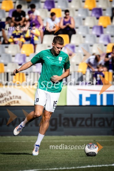  Marko Ristić, nogometaš, NK OlimpijaNogometna tekma NK Maribor : NK Olimpija