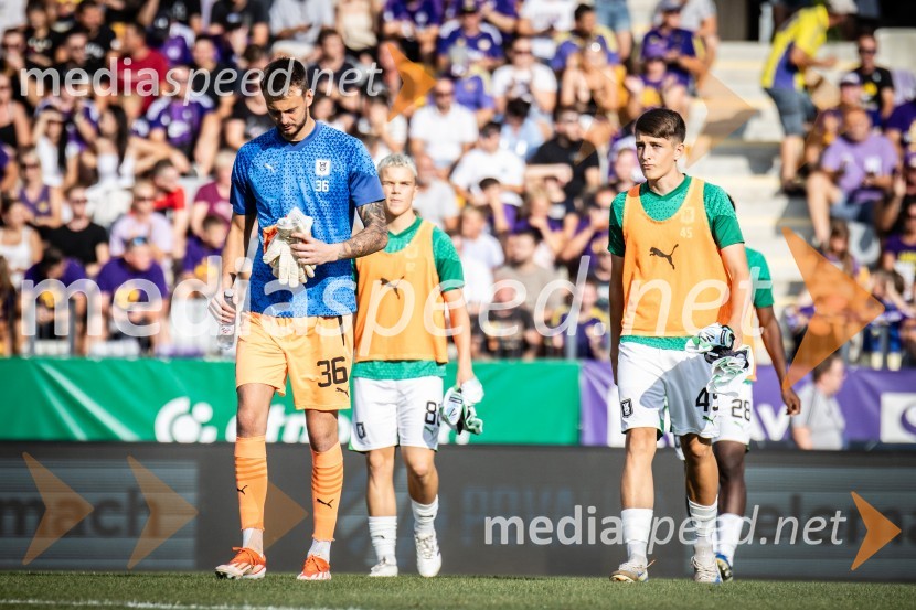  Gal Lubej Fink, vratar, NK Olimpija;  Mateo Ačimović, nogometaš, NK OlimpijaNogometna tekma NK Maribor : NK Olimpija