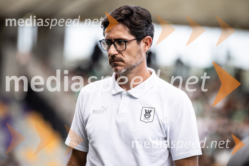  Sanchez Victor, trener, NK OlimpijaNogometna tekma NK Maribor : NK Olimpija