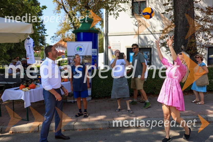  Klemen Boštjančič, minister za finance;  Alida Tomanič, Miss Slovenije 2023Terme Lendava zmagala na tekmovanju Bogračfest 2024