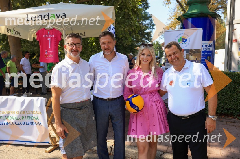  ... ;  Klemen Boštjančič, minister za finance;  Alida Tomanič, Miss Slovenije 2023;  Janez Magyar, župan, Občina LendavaTerme Lendava zmagala na tekmovanju Bogračfest 2024