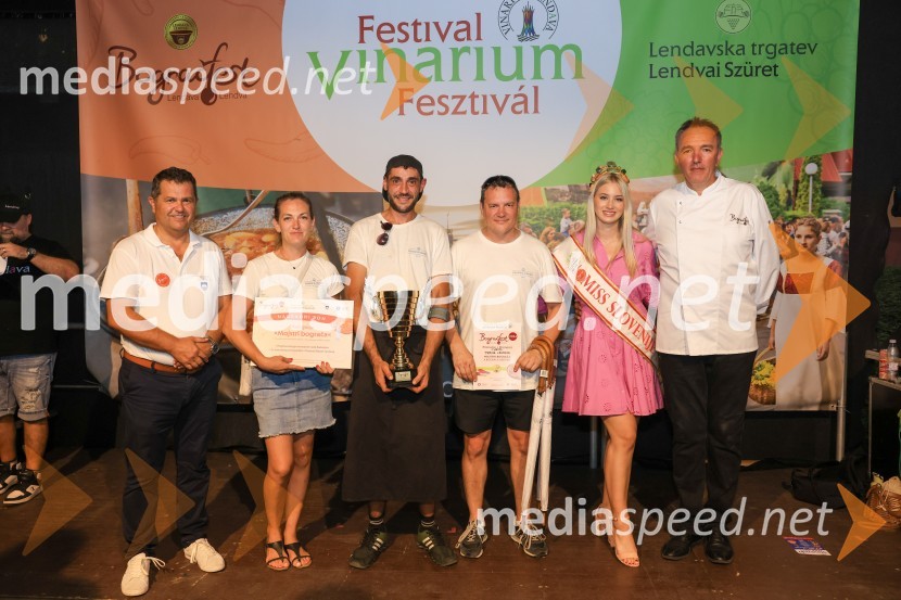  Janez Magyar, župan, Občina Lendava;  ... ;  ... ;  ... ;  Alida Tomanič, Miss Slovenije 2023;  ... Terme Lendava zmagala na tekmovanju Bogračfest 2024