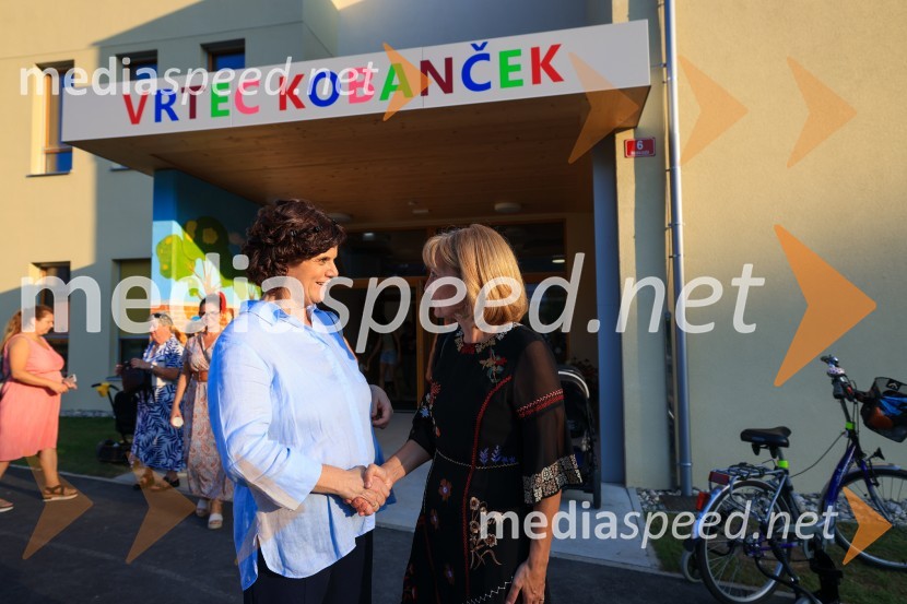  Vlasta Krmelj, županja, Občina Selnica ob Dravi;  Manja Kokalj, ravnateljica, Osnovna šola Selnica ob DraviKobanski vrtec – skoraj nič energijski leseni vrtec iz slovenskega lesa