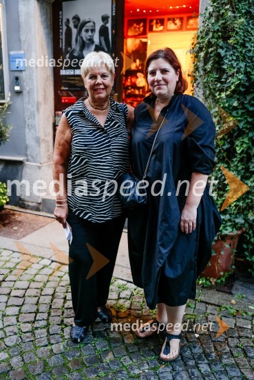  Irena  Butoln, germanistka;  Teja Pelko, novinarkaPremiera predstave Dolgega dneva potovanje v noč