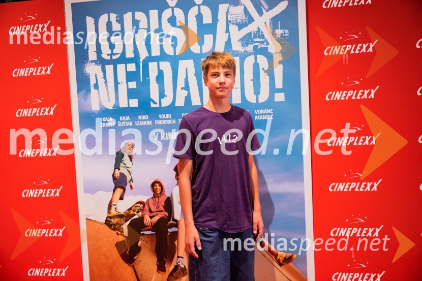  Youri Friderich, igralecPremiera slovenskega filma Igrišča ne damo, Cineplexx Ljubljana