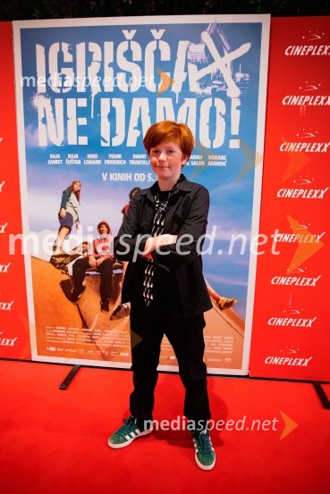  David Trontelj, igralecPremiera slovenskega filma Igrišča ne damo, Cineplexx Ljubljana