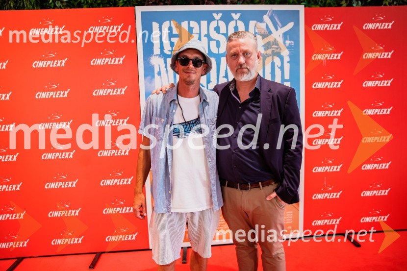  Boštjan  Nipič - Nipke, raper;  Klemen Dvornik, filmski in televizijski režiser ter predsednik NS DSRPremiera slovenskega filma Igrišča ne damo, Cineplexx Ljubljana