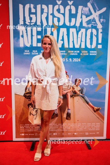  Nina Grilc, Femme fatale 2025Premiera slovenskega filma Igrišča ne damo, Cineplexx Ljubljana