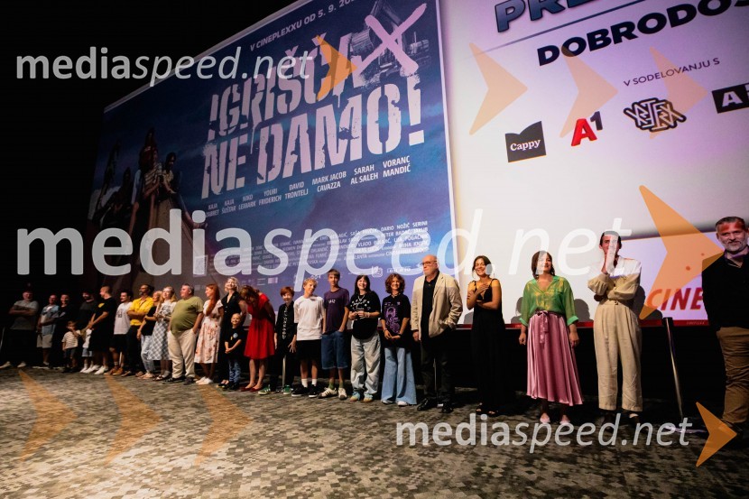 Premiera slovenskega filma Igrišča ne damo, Cineplexx Ljubljana