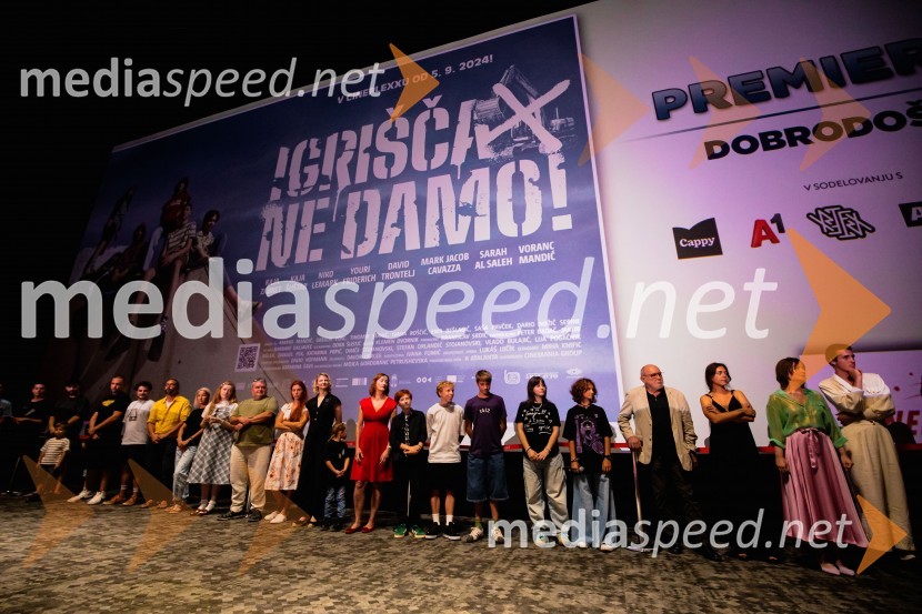 Premiera slovenskega filma Igrišča ne damo, Cineplexx Ljubljana