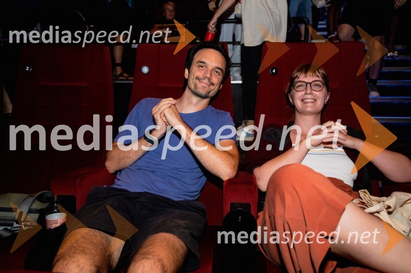  Luka Marčetić, igralec, režiser in scenarist;  ... Premiera slovenskega filma Igrišča ne damo, Cineplexx Ljubljana