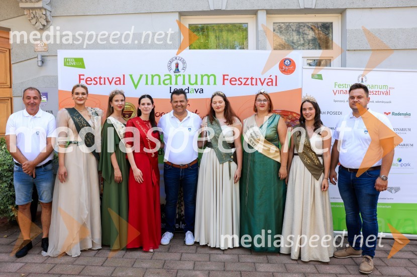  ... ;  Sandra Kumer, 6.vinska kraljica Jeruzalemsko ormoških goric;  Neja Horvatič, vinska kraljica Martina XII;  Blažka Ilovar, 25. cvičkova princesa;  Janez Magyar, župan, Občina Lendava;  Nuša Horvat, 12. Prekmurska vinska kraljica;  Sandra Kaučič, 20. Ljutomerska vinska kraljica;  Lucija Šetar, vinska kraljica Lendave;  ... 45. Lendavska trgatev 2024