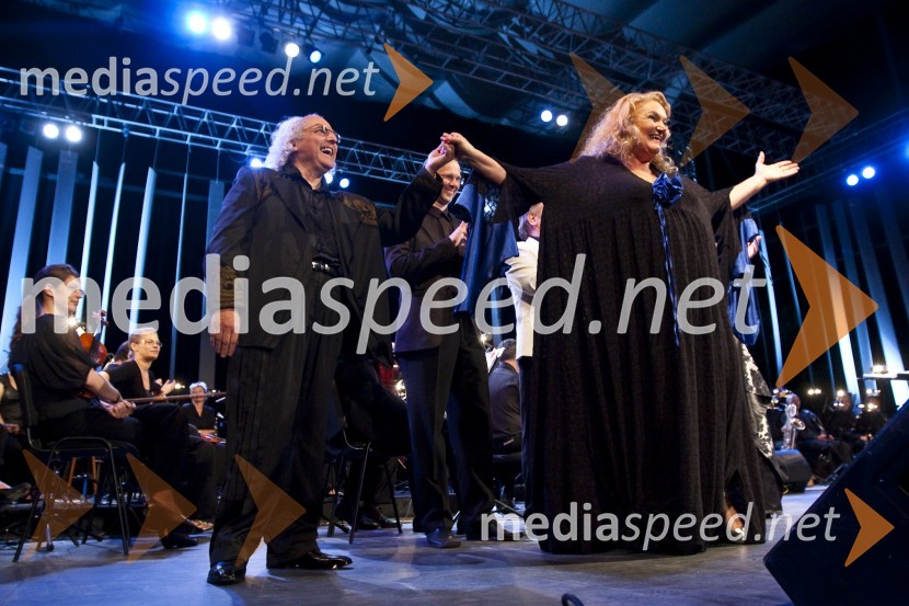 Poklon Elde Viler z gosti obiskovalcem koncertaPoletna noč - koncert Elde Viler z gosti ob 50. letnici delovanja