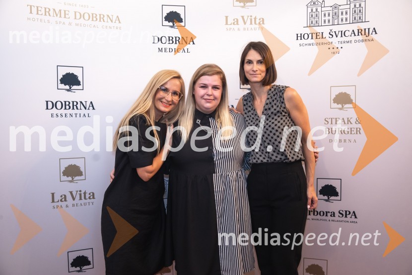  Žužana Šeruga, vodja prodaje, Terme Dobrna;  Kristina Peunik, marketing, Terme Dobrna;  Nina Koleša, marketing, Terme DobrnaVlado Kreslin, Festival Ljubljana in Terme Dobrna