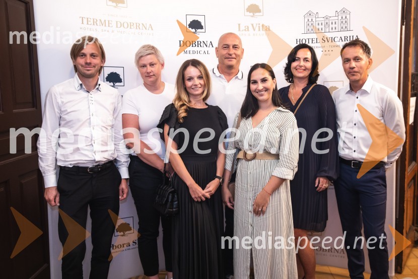  ... ;  ... ;  Petra Brežnik, Terme Dobrna;  ... ;  ... ;  ... ;  Leon Tomašić, direktor, Terme DobernaVlado Kreslin, Festival Ljubljana in Terme Dobrna