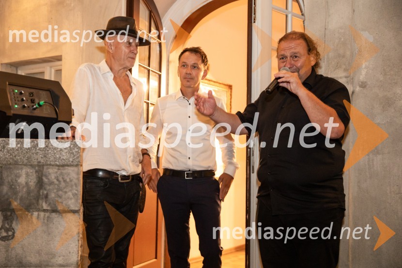  Vlado Kreslin, glasbenik;  Leon Tomašić, direktor, Terme Doberna;  Darko  Brlek, direktor in umetniški vodja, Festival LjubljanaVlado Kreslin, Festival Ljubljana in Terme Dobrna