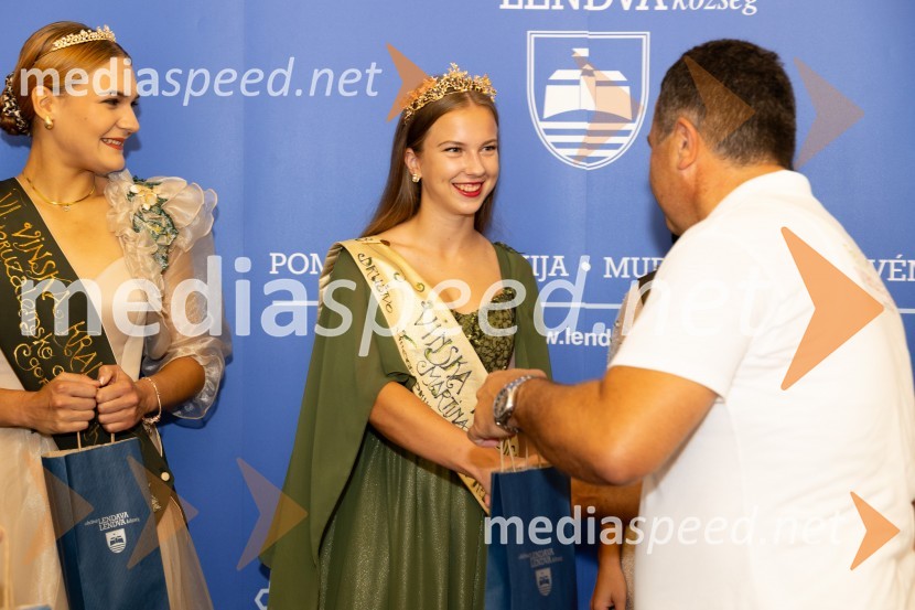  Neja Horvatič, vinska kraljica Martina XII.45. Lendavska trgatev 2024