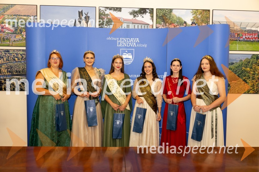  Sandra Kaučič, 20. Ljutomerska vinska kraljica;  Sandra Kumer, 6.vinska kraljica Jeruzalemsko ormoških goric;  Neja Horvatič, vinska kraljica Martina XII.;  Lucija Šetar, vinska kraljica Lendave;  Blažka Ilovar, 25. cvičkova princesa;  Nuša Horvat, 12. Prekmurska vinska kraljica45. Lendavska trgatev 2024