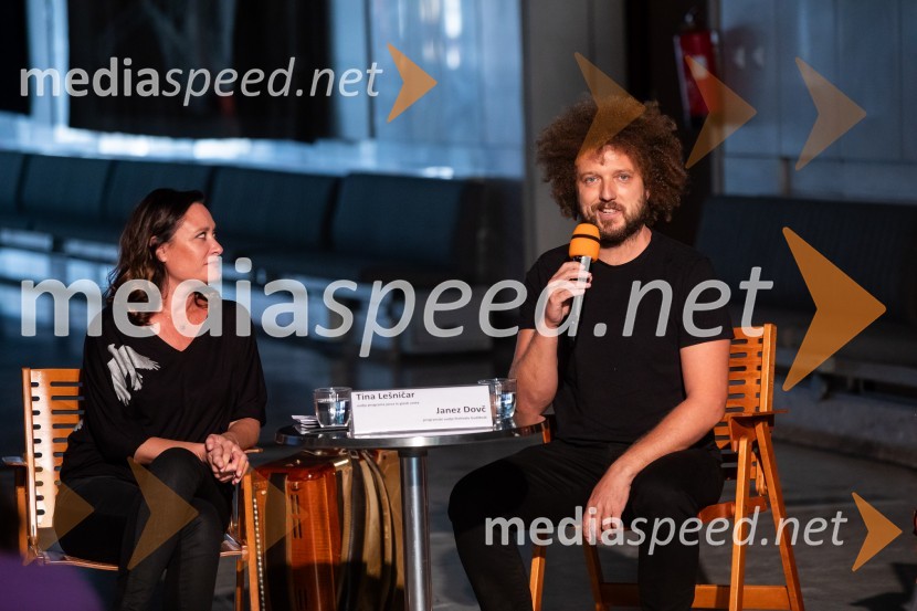  Tina Lešničar, novinarka;  Janez Dovč, glasbenikPredstavitev sezone 2024/25, Cankarjev dom