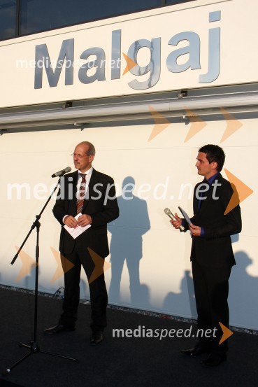 Günter Schuster, direktor za finance in poslovanje BMW Group Centralna in Vzhodna Evropa in ...Otvoritev novega prodajno servisnega centra BMW Malgaj Kranj