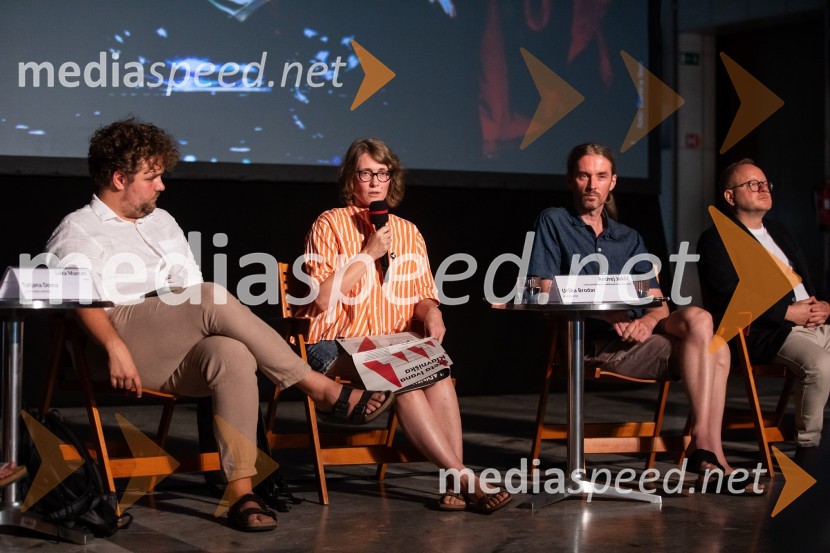  Luka Marcen, režiser;  Urška Brodar, dramaturginja, Slovensko mladinsko gledališče;  Andrej Jaklič, vodja gledališkega in sodobnoplesnega programa CD; mag. Aleš Drenik, vodja programa resne glasbe, opere in balet, Cankarjev domPredstavitev sezone 2024/25, Cankarjev dom