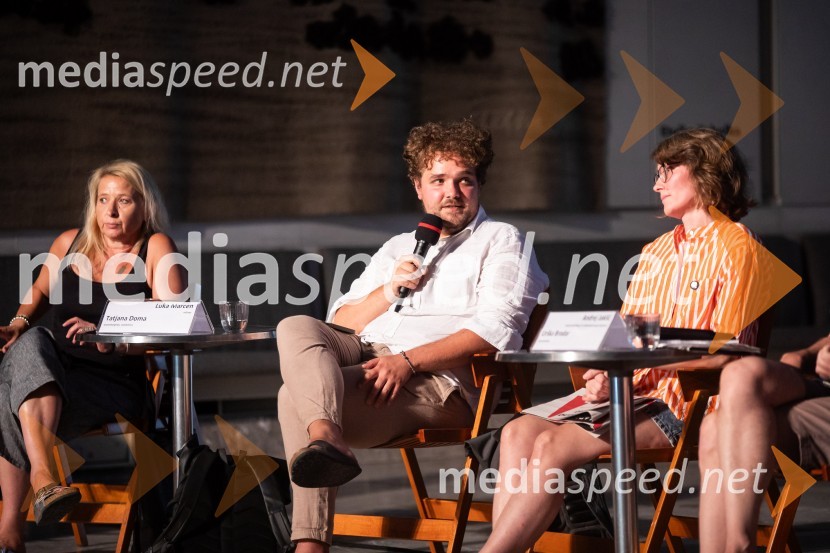  Tatjana Doma, dramaturginja SLG Celje;  Luka Marcen, režiser;  Urška Brodar, dramaturginja, Slovensko mladinsko gledališčePredstavitev sezone 2024/25, Cankarjev dom