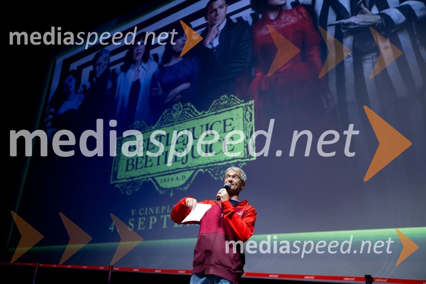  Jean Frbežar, radijski voditeljPremiera filma Beetlejuice, Beetlejuice v Cineplexx Ljubljana