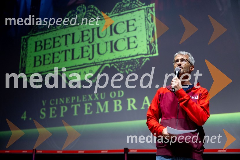  Jean Frbežar, radijski voditeljPremiera filma Beetlejuice, Beetlejuice v Cineplexx Ljubljana